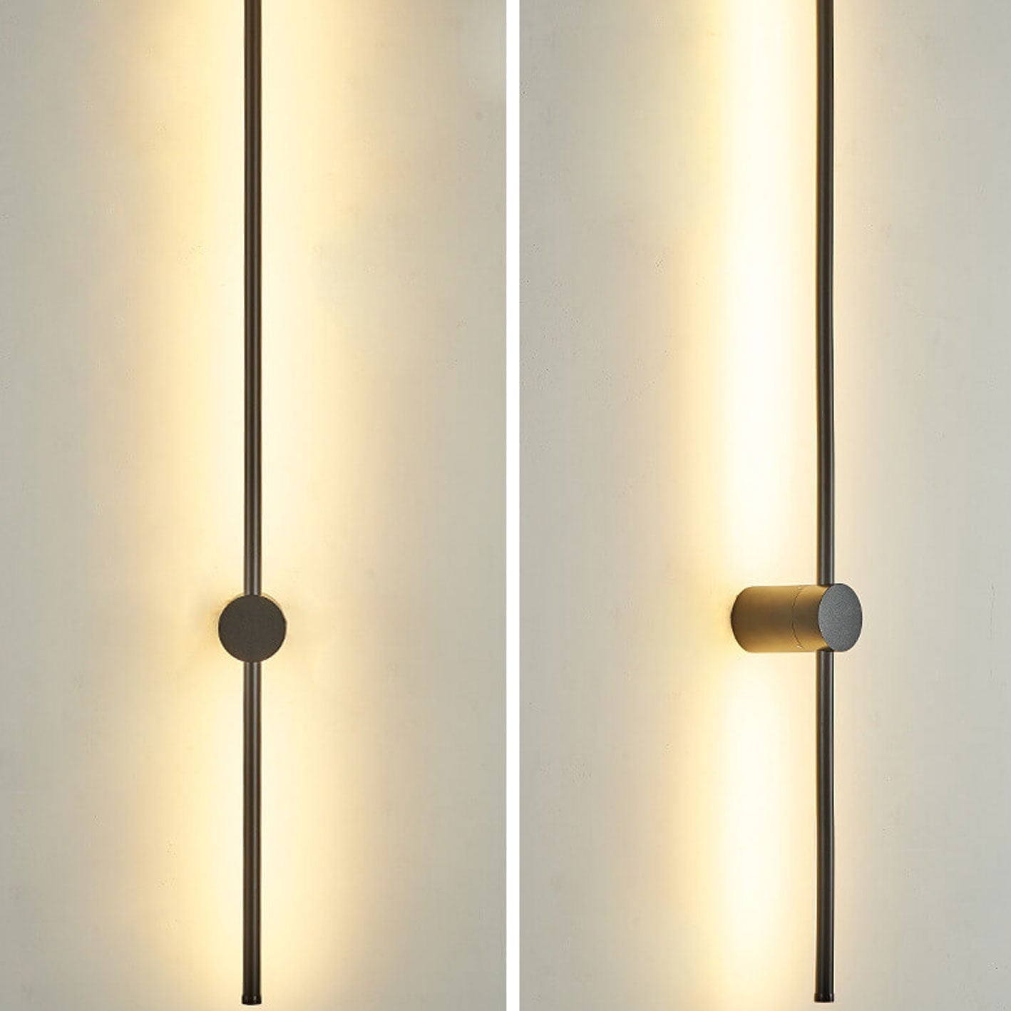 Wandlamp LED Staf Aluminium Zwart Goud 60cm 80cm Woonkamer Slaapkamer Studeerkamer Lijnlamp Minimalistisch Modern Sfeerlamp | Restfield